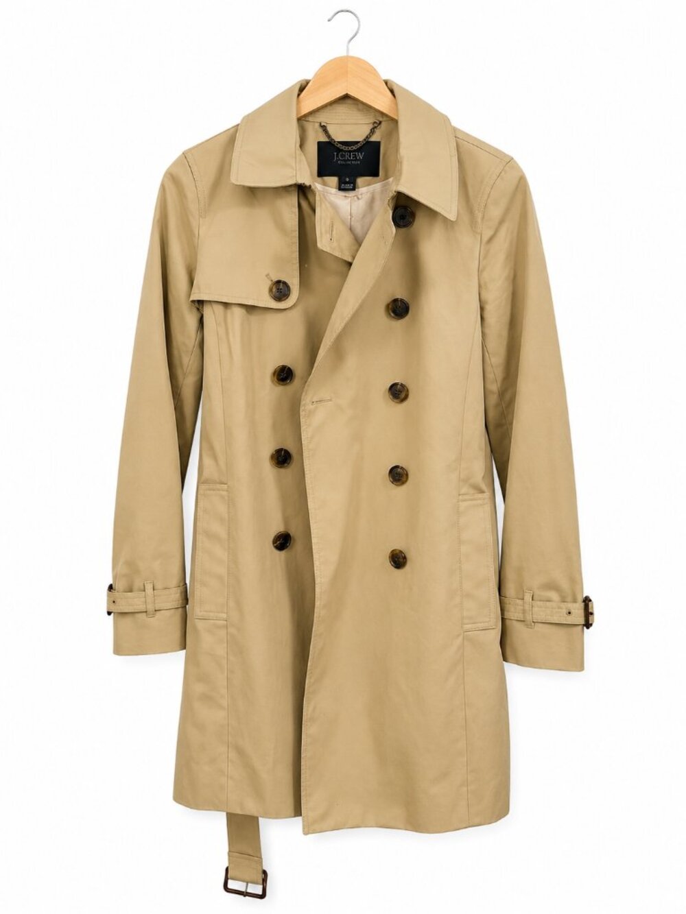 J.Crew Classic Khaki Trench Coat